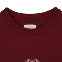 Red Engraved Crewneck