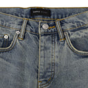Blue Polished Pumice Jeans
