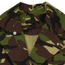 Green Pleat Smock Camo Cargo Jacket