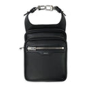 Black Pebbled Nappa Hip Pouch