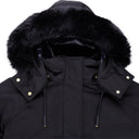 Black/Black Gold Series Satin 3Q Jacket
