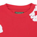 Red Cotton Wreath Long Sleeve T-shirt