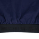 Blue Cropped Logo Turtleneck