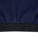 Blue Cropped Logo Turtleneck