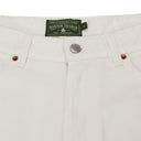 White Cotton Wreath Denim Shorts