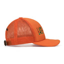 Orange Late Capitalism Trucker Hat