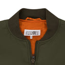 Green Split Bomber Jacket