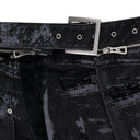 Black Denim Kilt