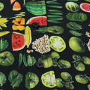 Multicolor Fruit Collage Button-Up