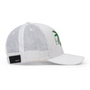 White PALM TREE HAT