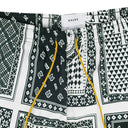 Green Card Print Swim Trunk