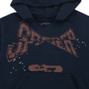Navy Cropped Hoodie