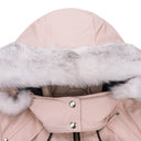 Dusty Rose/Natural Debbie Shearling Bomber Jacket