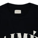 Black SS Slub Serif Tee