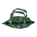 GREEN MEDIUM ANIMAL PRINT MESH TOTE