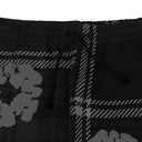 Black Plaid Wreath Sweatpant