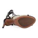 3 LAYER STRAPS HEELS