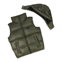 Green Nylon Puffer Vest