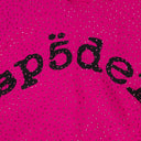 Pink AOP Rhinestone Hoodie