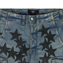 Blue Chemist Star Tactical Cargo Pants