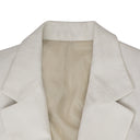 Ivory Notched Blazer