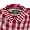 Red KMG Gingham Button-Up