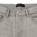 Grey Skinny Coated P001 Jeans
