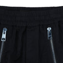 Black Woven Track Pants