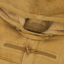 Camel Derry Shearling Duffle Coat