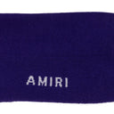 Purple Solid Core Logo Socks