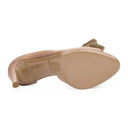 PINK POUDRE (P45) GARAVANI SCARPE CRYSTAL BOW HEELS