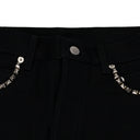 Black Selvedge Baggy Jean.(Studs)