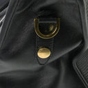 Black Nappa Mx1 Padding Weekender Messenger Bag