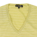 YELLOW SCOLLO RIOMAGGIORE V NECK SWEATER
