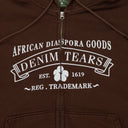 Brown ADG Zip Hoodie