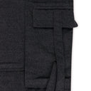 Grey Wool Tie Knot Pant