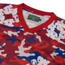 Red Camo Camo Wreath Jersey