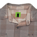 Grey Destroyed Flannel Shirt Flint