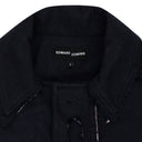 Navy Cropped Raglan Jacket