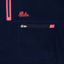 Blue Quarter Zip Fleece Pullover
