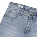 Light Indigo Relaxed Fit Spray Arrow Jeans