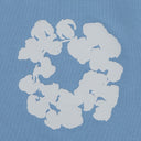 Blue Cotton Wreath Sweatshorts