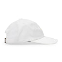 White Brushed Crest Hat