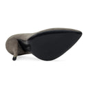 GRAY LUXE KID SUEDE HEELS