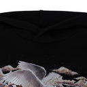 Black Pegasus Script Hoodie