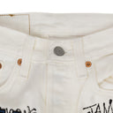 White Stussy 501 Jeans