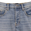 Light Indigo Fade Down Skinny Jeans