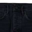 Black Beaded Embroidery Jeans