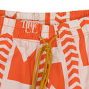 Orange/Off White Grasse Swim Trunks
