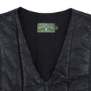Black Oakland Leather Vest